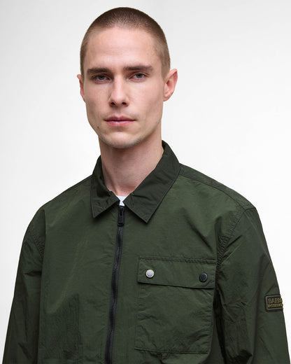 Barbour International Inline Mens Overshirt - Sage
