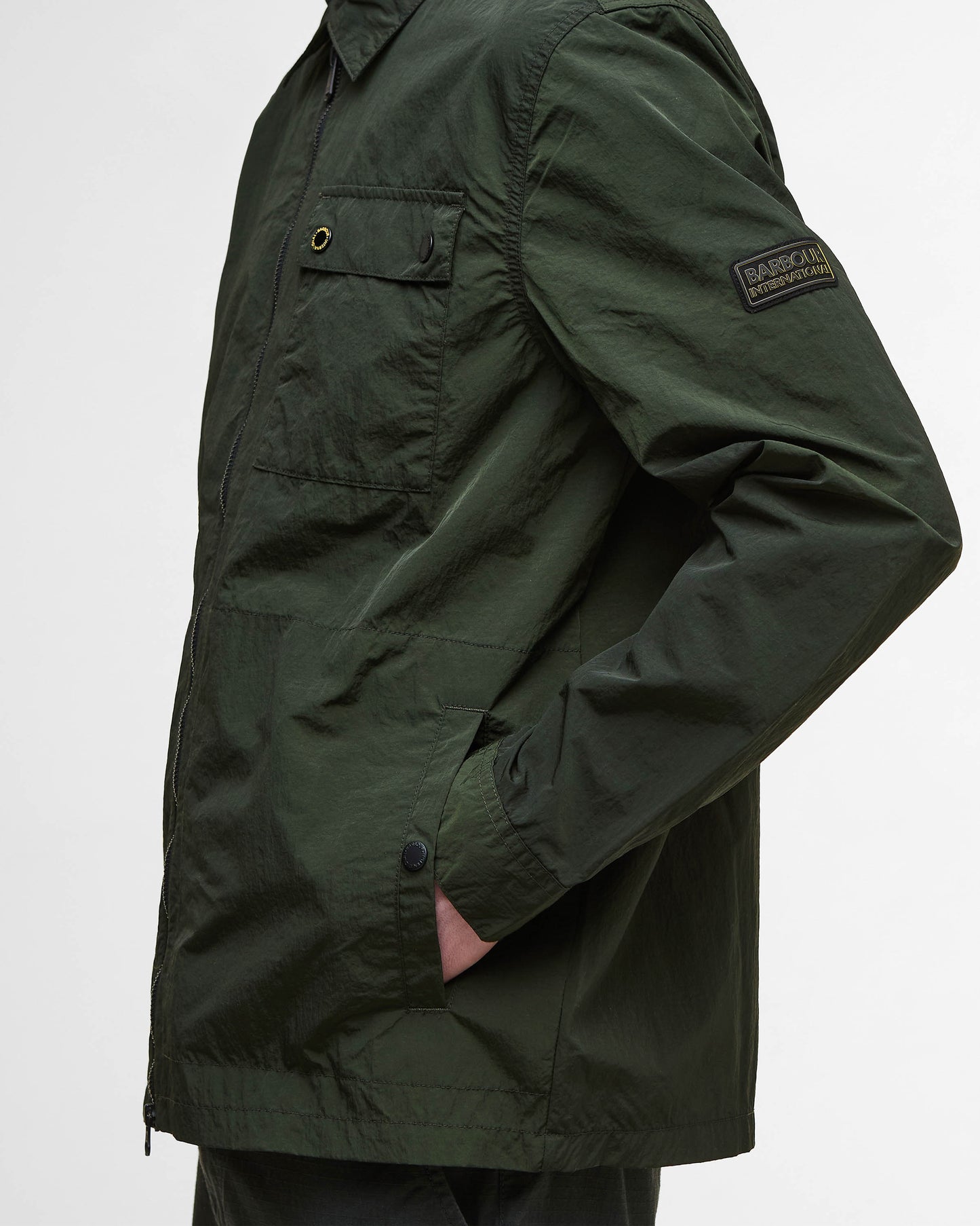 Barbour International Inline Mens Overshirt - Sage