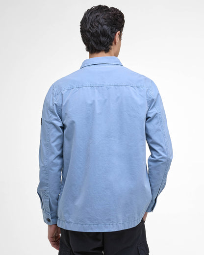 Barbour International Arlo Mens Overshirt - Cool Blue