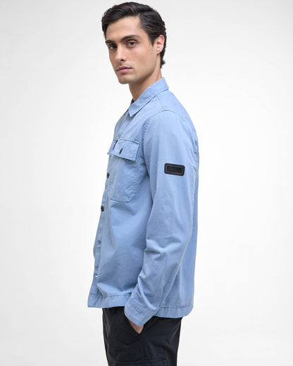 Barbour International Arlo Mens Overshirt - Cool Blue
