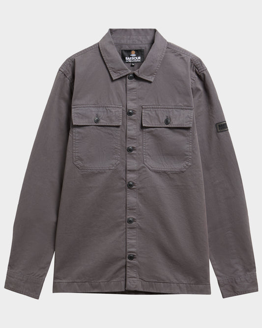 Barbour International Arlo Mens Overshirt - Asphalt