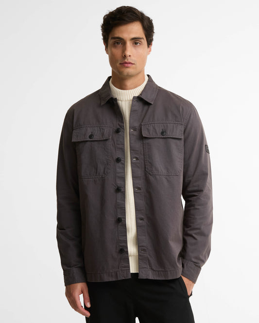 Barbour International Arlo Mens Overshirt - Asphalt | CHO | Designer Mens Coats & Jackets