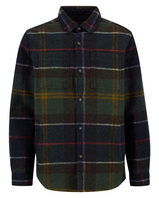 Barbour Chapter Mens Tailored Check Overshirt - Classic Tartan
