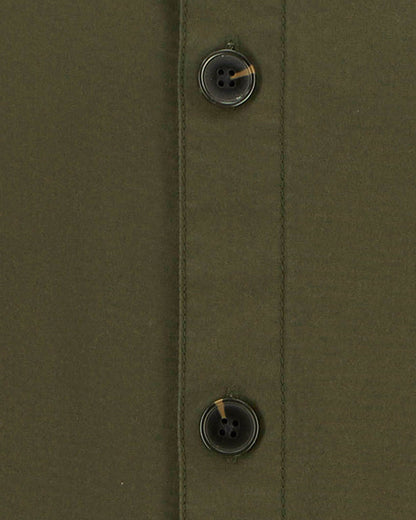 Barbour Cole Mens Tailored Fit Poplin Overshirt - Olive