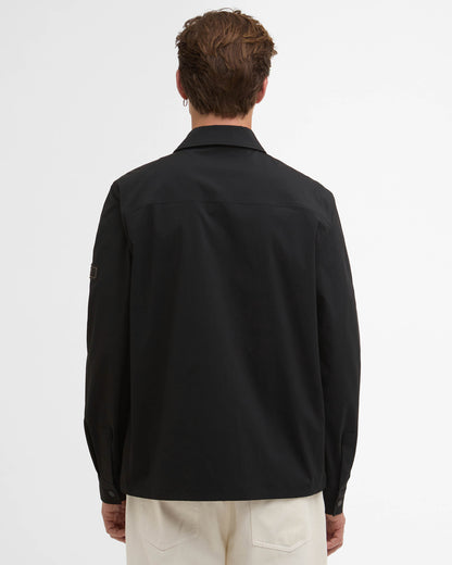 Barbour International Tucson Mens Overshirt - Black | CHO | Designer Mens Overshirts
