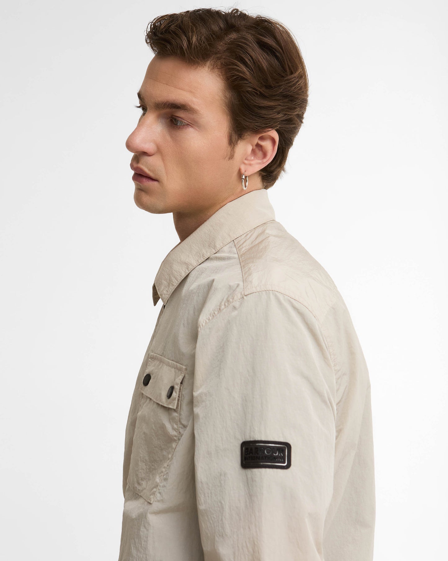 Barbour International Inline Mens Overshirt - Mist