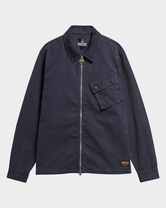 Barbour International A7 Mens Overshirt - Navy