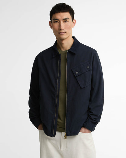 Barbour International A7 Mens Overshirt - Navy | CHO | Designer Mens Overshirts