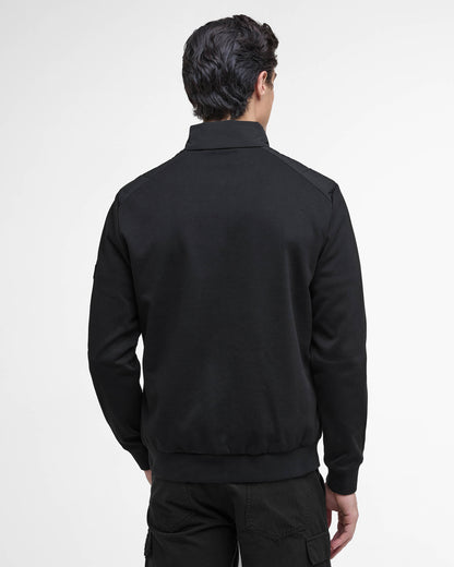 Barbour International Collins Mens Baffle Quilted Sweat - Black