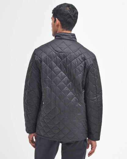 Barbour Flyweight Chelsea Mens Quilted Jacket - Black | CHO | Designer Mens Padded Jackets