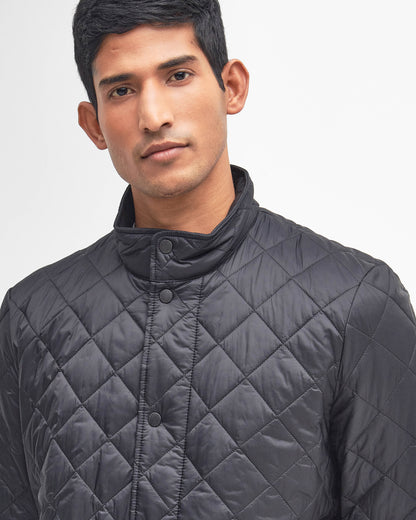 Barbour Flyweight Chelsea Mens Quilted Jacket - Black | CHO | Designer Mens Padded Jackets