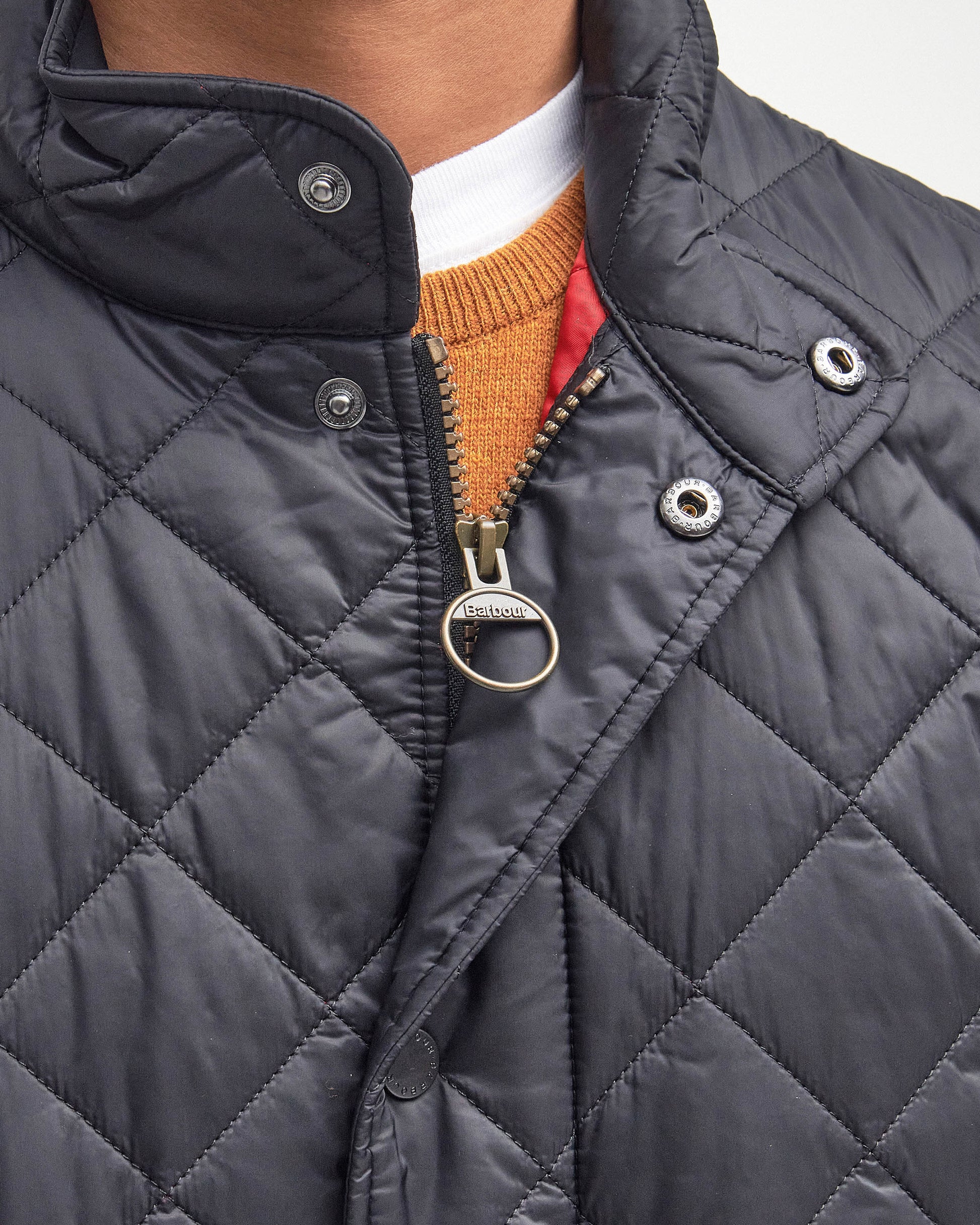 Barbour Flyweight Chelsea Mens Quilted Jacket - Black | CHO | Designer Mens Padded Jackets