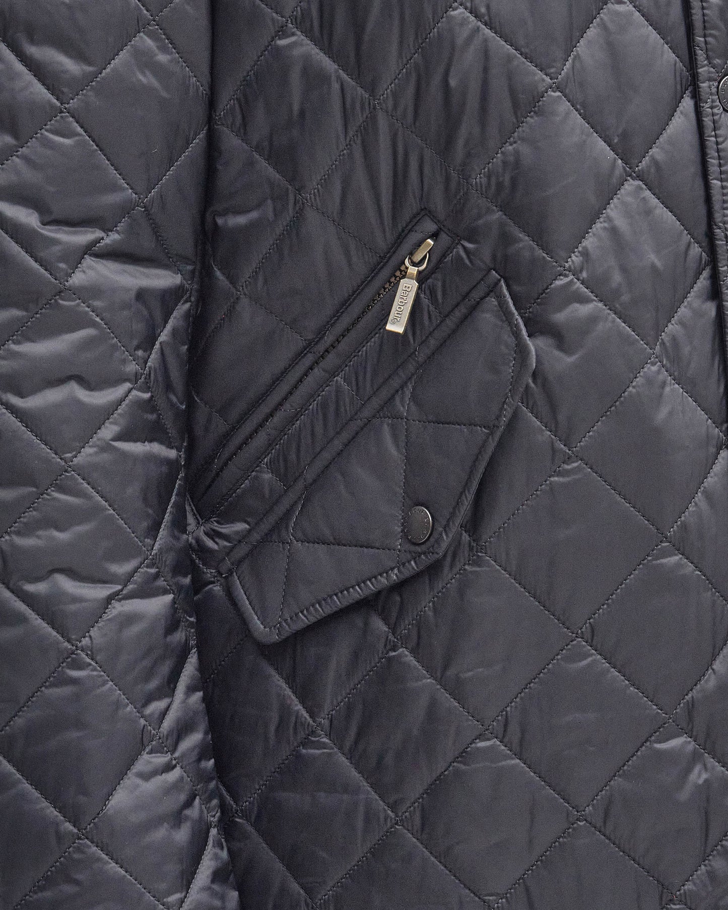 Barbour Flyweight Chelsea Mens Quilted Jacket - Black | CHO | Designer Mens Padded Jackets