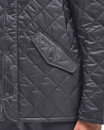 Barbour Flyweight Chelsea Mens Quilted Jacket - Black | CHO | Designer Mens Padded Jackets