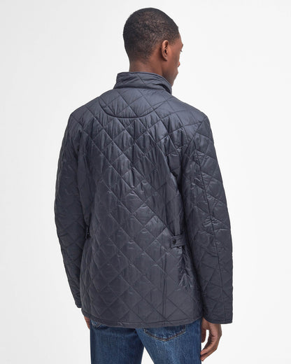 Barbour Flyweight Chelsea Mens Quilted Jacket - Navy | CHO | Designer Mens Padded Jackets