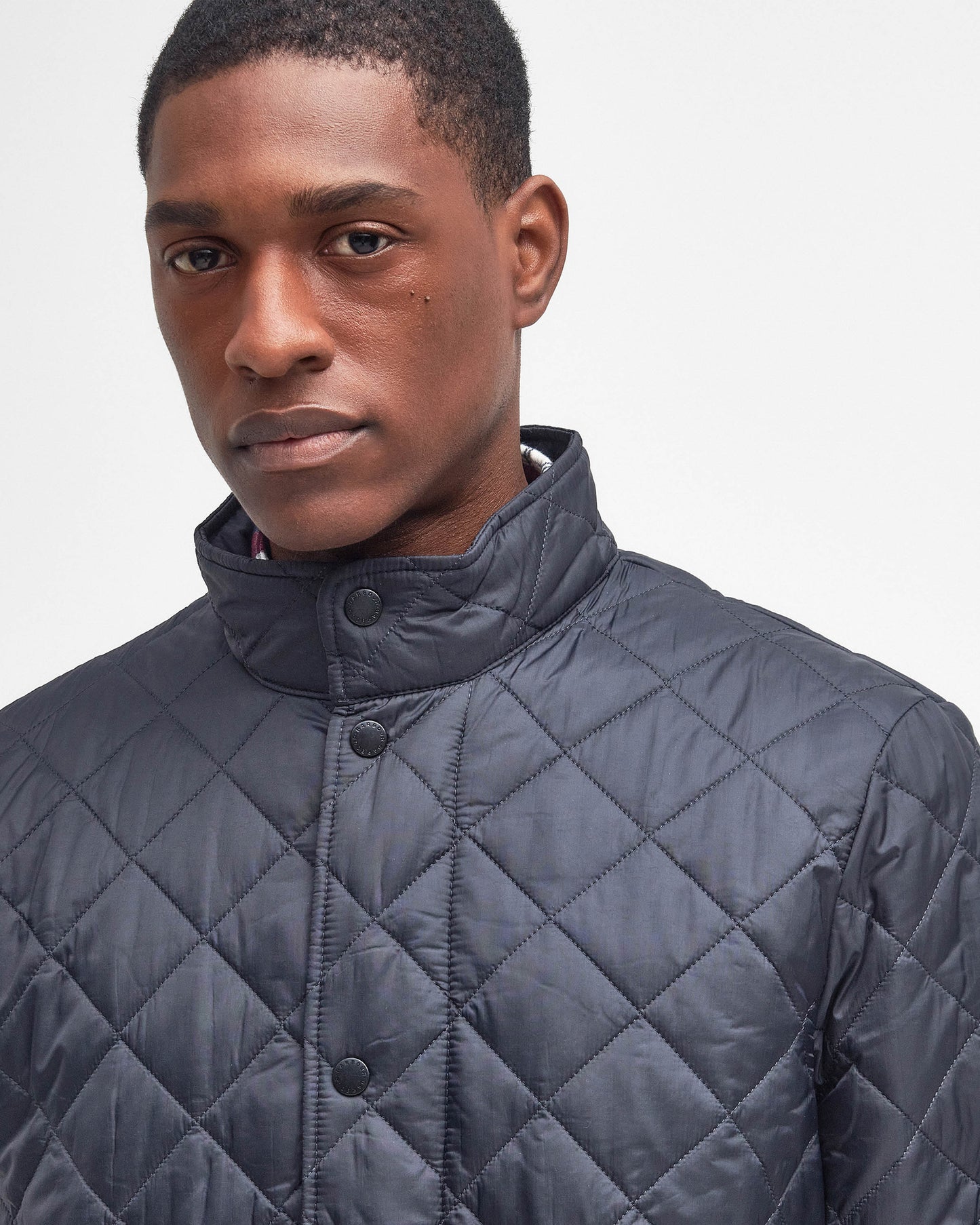 Barbour Flyweight Chelsea Mens Quilted Jacket - Navy | CHO | Designer Mens Padded Jackets
