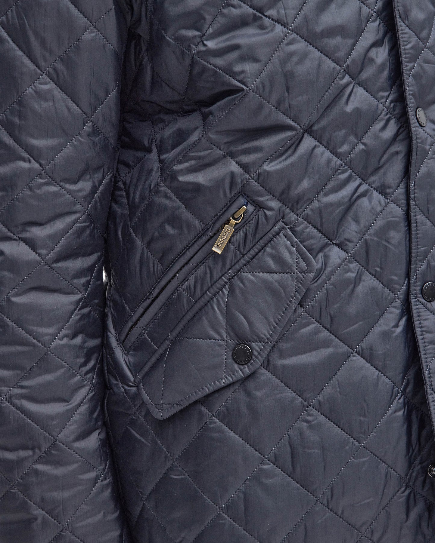 Barbour Flyweight Chelsea Mens Quilted Jacket - Navy | CHO | Designer Mens Padded Jackets
