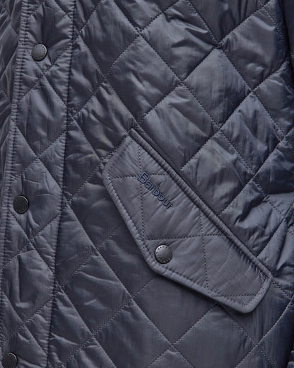 Barbour Flyweight Chelsea Mens Quilted Jacket - Navy | CHO | Designer Mens Padded Jackets