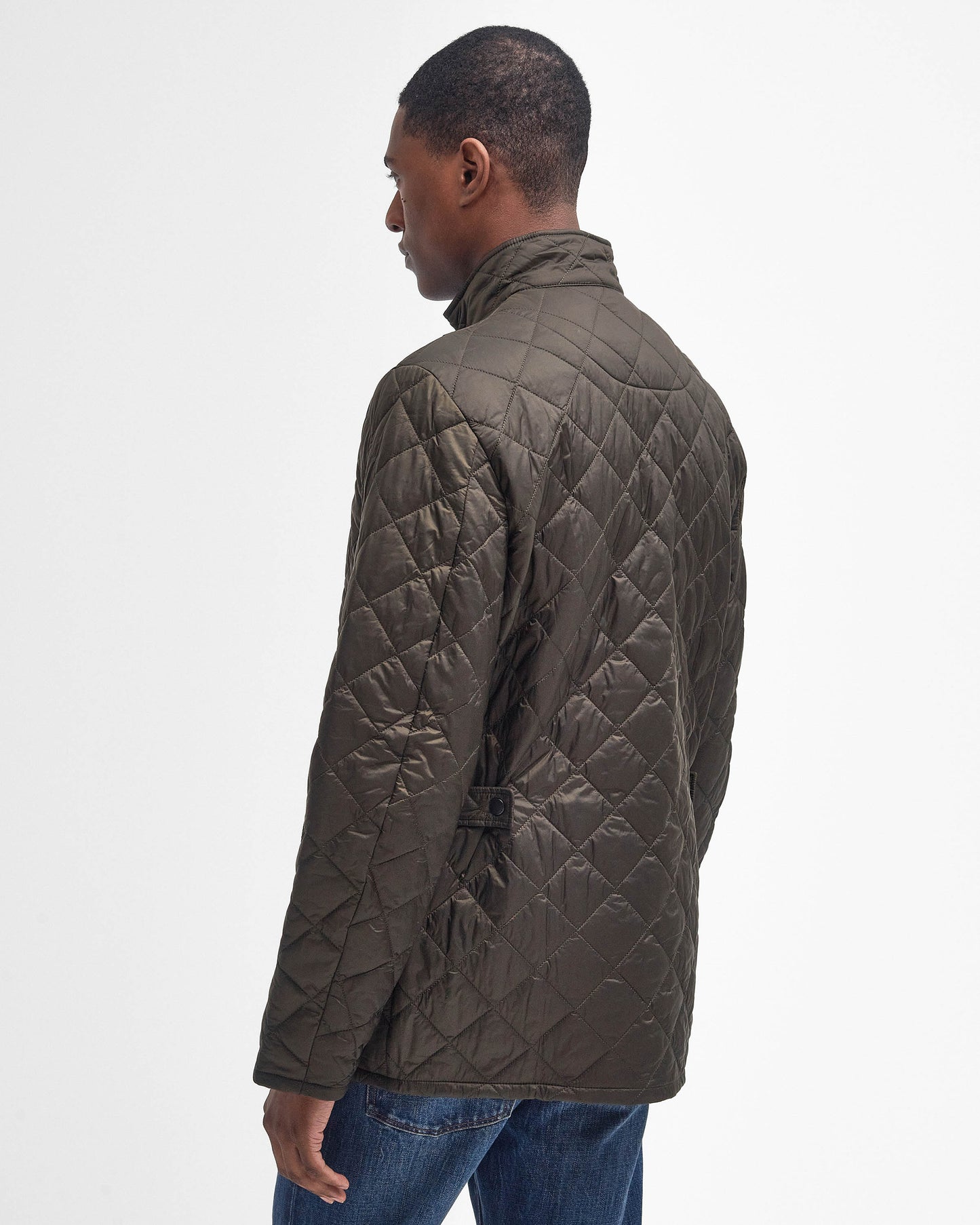 Barbour Flyweight Chelsea Mens Quilted Jacket - Olive | CHO | Designer Mens Padded Jackets
