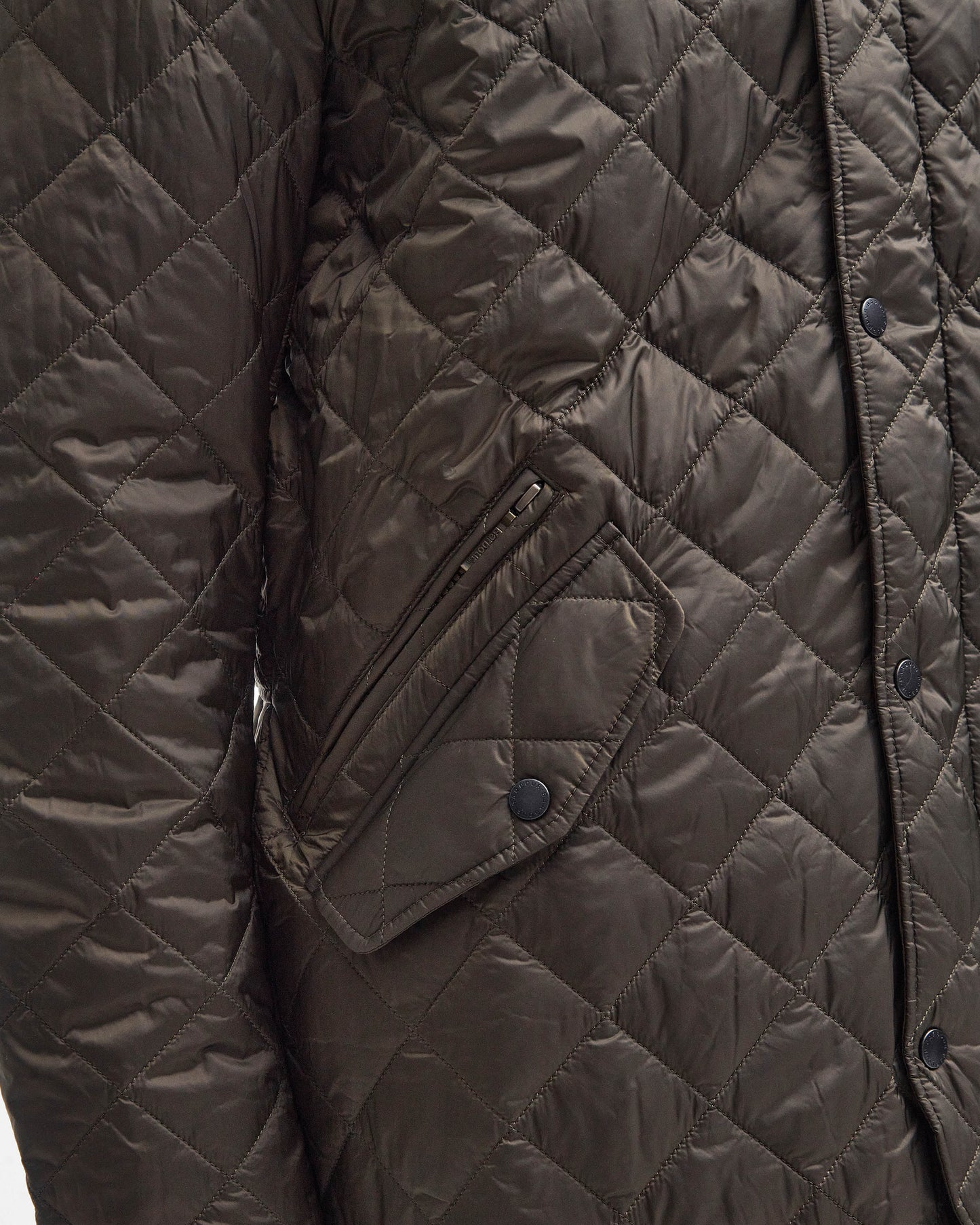 Barbour Flyweight Chelsea Mens Quilted Jacket - Olive | CHO | Designer Mens Padded Jackets