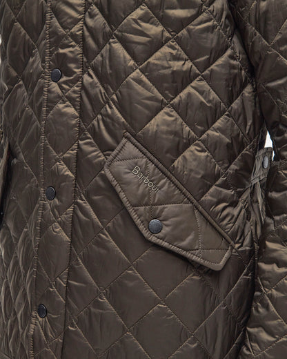 Barbour Flyweight Chelsea Mens Quilted Jacket - Olive | CHO | Designer Mens Padded Jackets