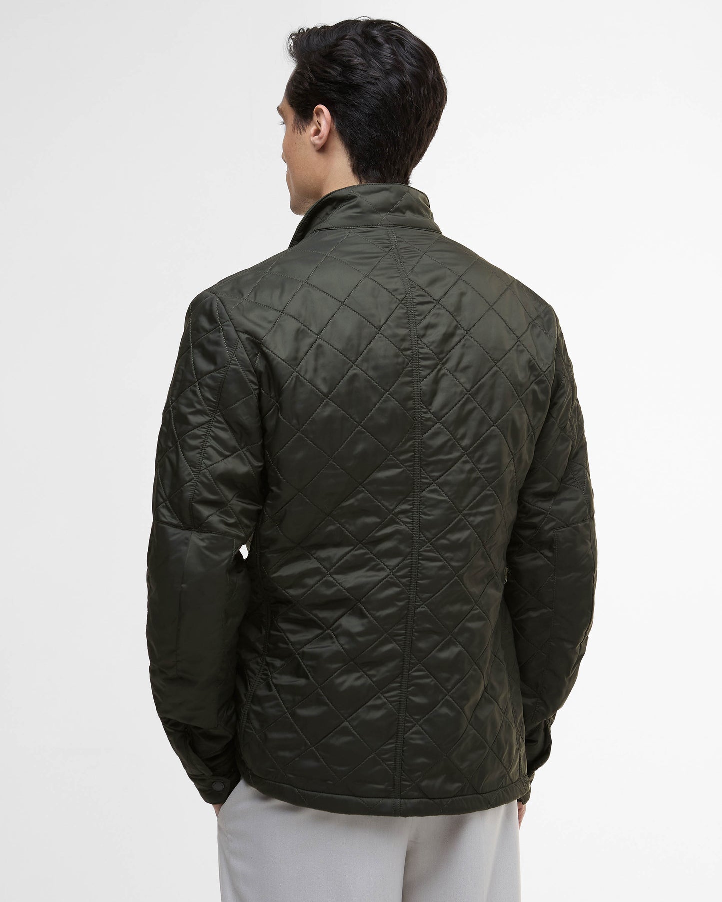 Barbour International Ariel Mens Polarquilt Jacket - Sage