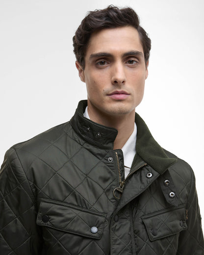 Barbour International Ariel Mens Polarquilt Jacket - Sage