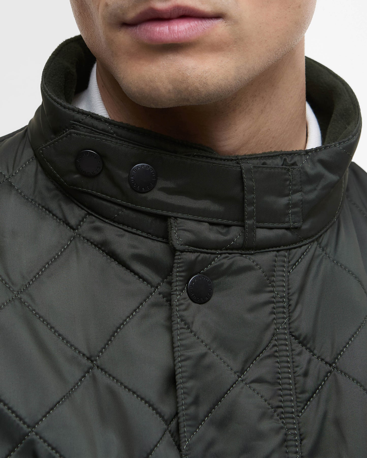 Barbour International Ariel Mens Polarquilt Jacket - Sage