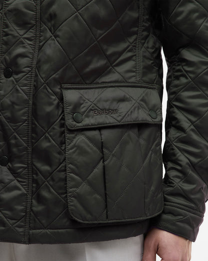 Barbour International Ariel Mens Polarquilt Jacket - Sage