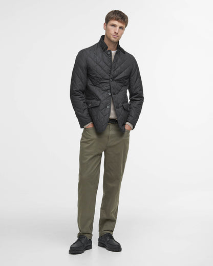 Barbour Lutz Mens Quilted Jacket - Black