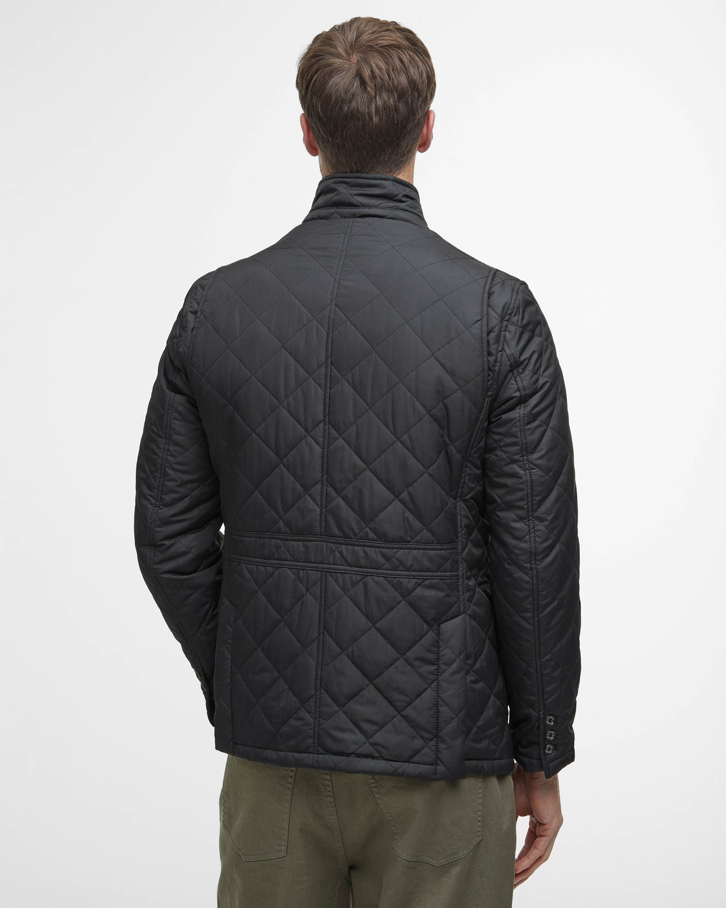 Barbour Lutz Mens Quilted Jacket - Black