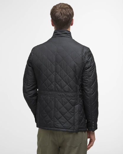 Barbour Lutz Mens Quilted Jacket - Black