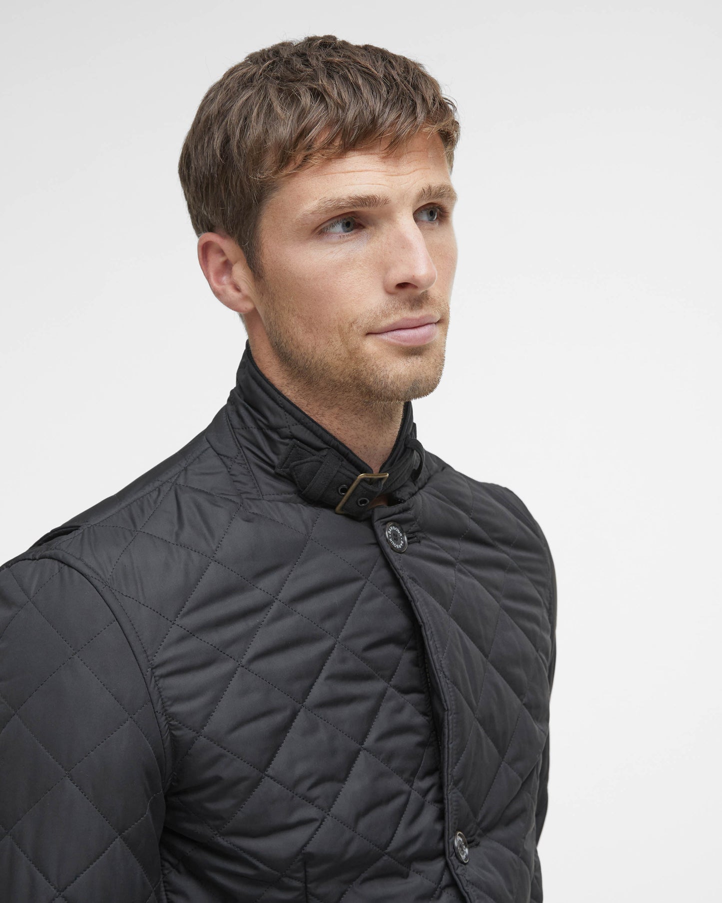 Barbour Lutz Mens Quilted Jacket - Black