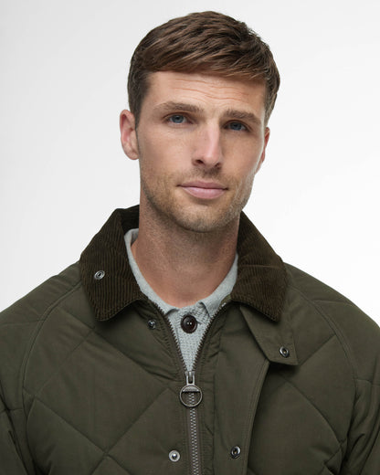 Barbour Modern Bedale Mens Quilted Jacket - Olive
