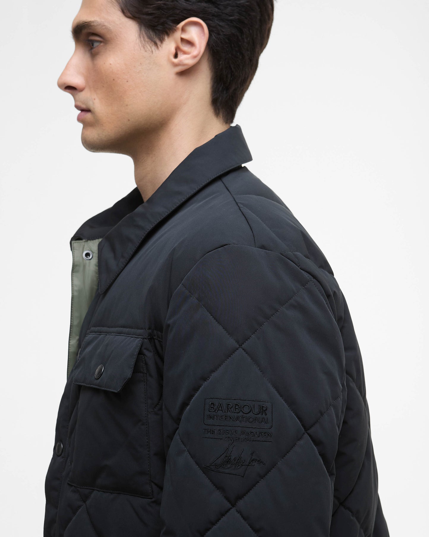 Barbour International Axwell Mens Puffer Jacket - Black