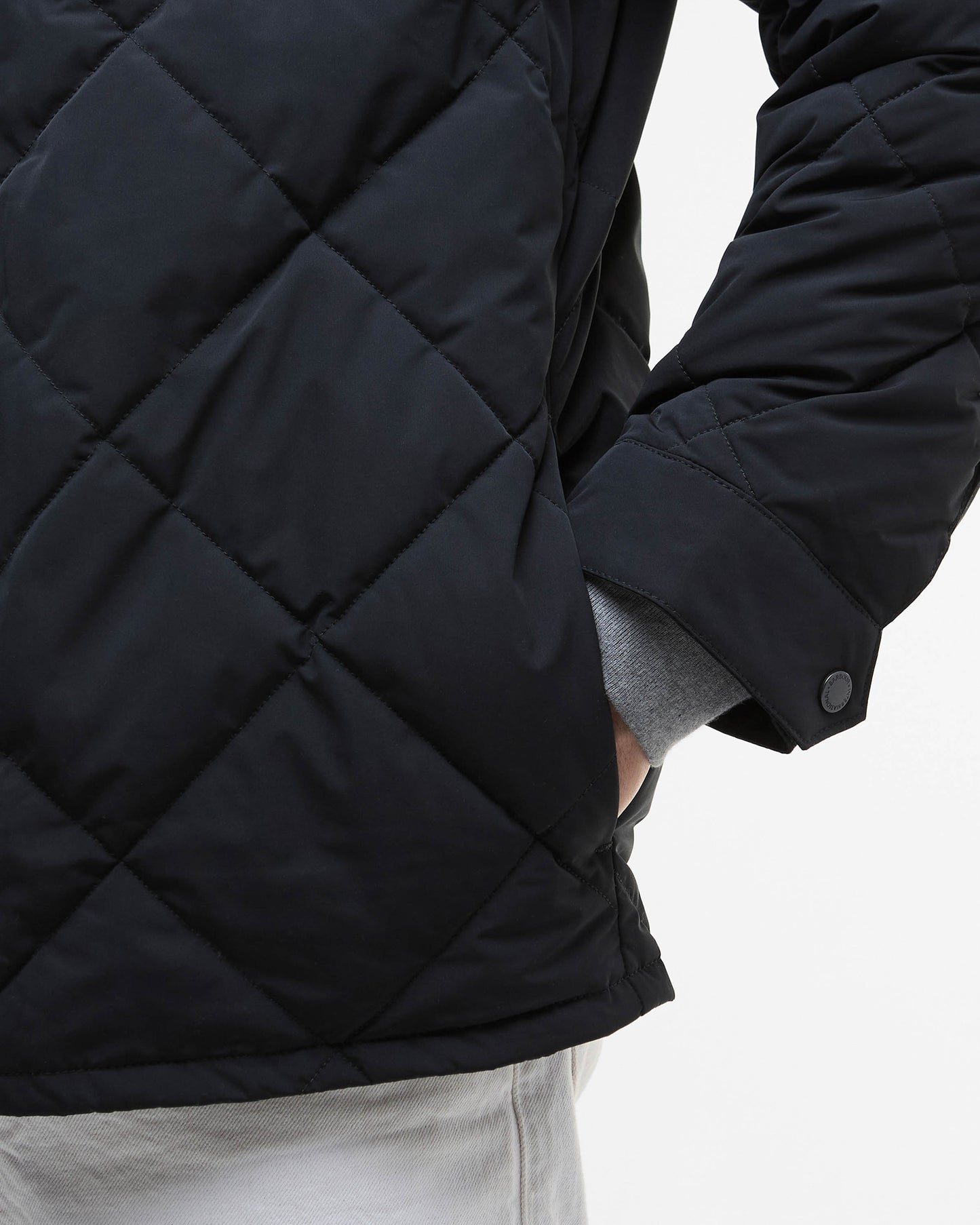 Barbour International Axwell Mens Puffer Jacket - Black