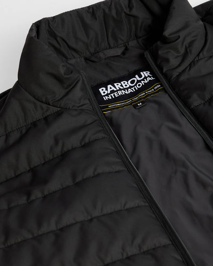 Barbour International Aldon Mens Quilted Jacket - Black