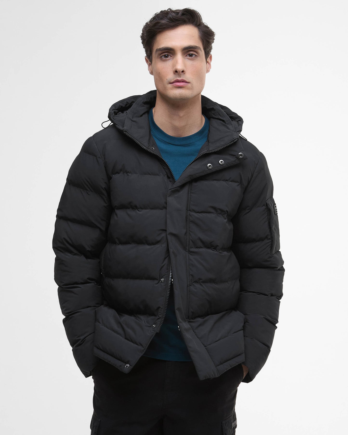 Barbour International Daleson Mens Puffer Jacket - Black