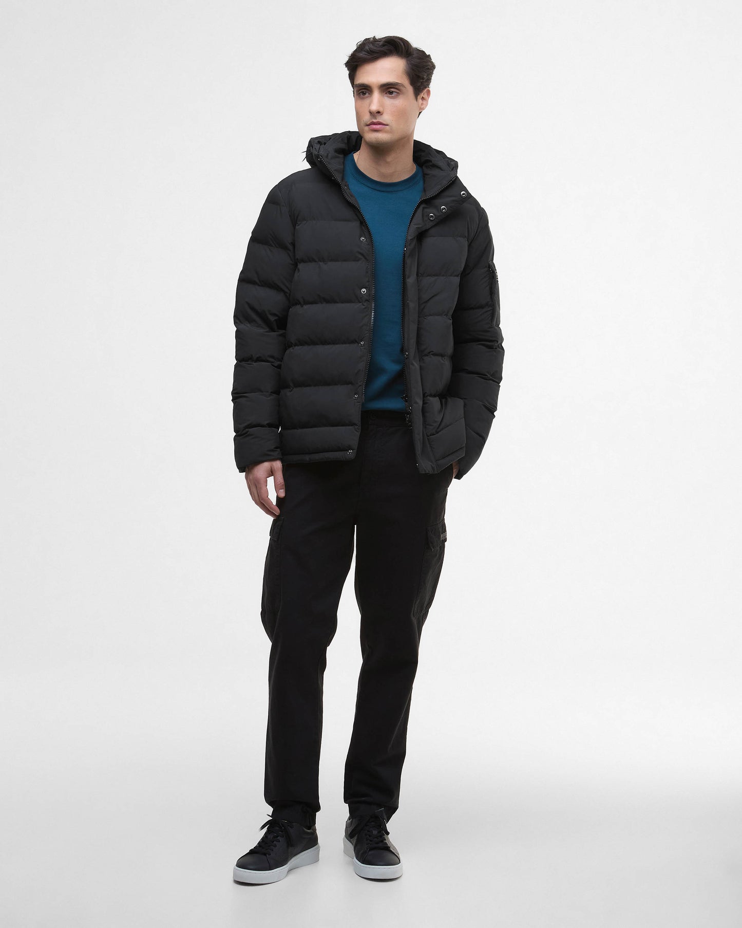 Barbour International Daleson Mens Puffer Jacket - Black