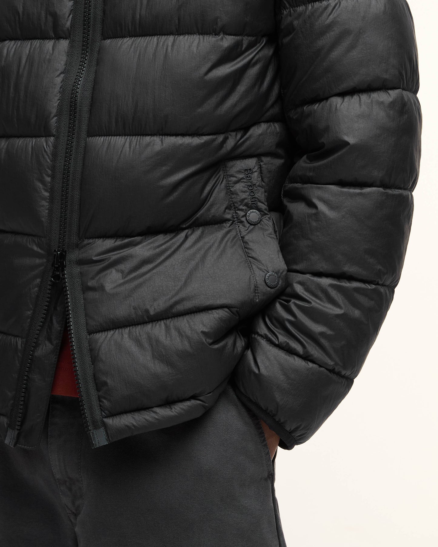 Barbour Offshore Mens Quilted Jacket - Black