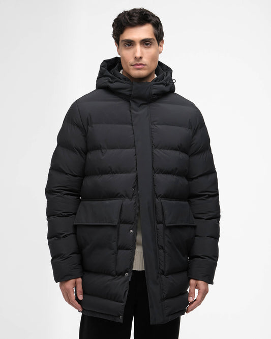Barbour International Dalesmith Mens Puffer Jacket - Black