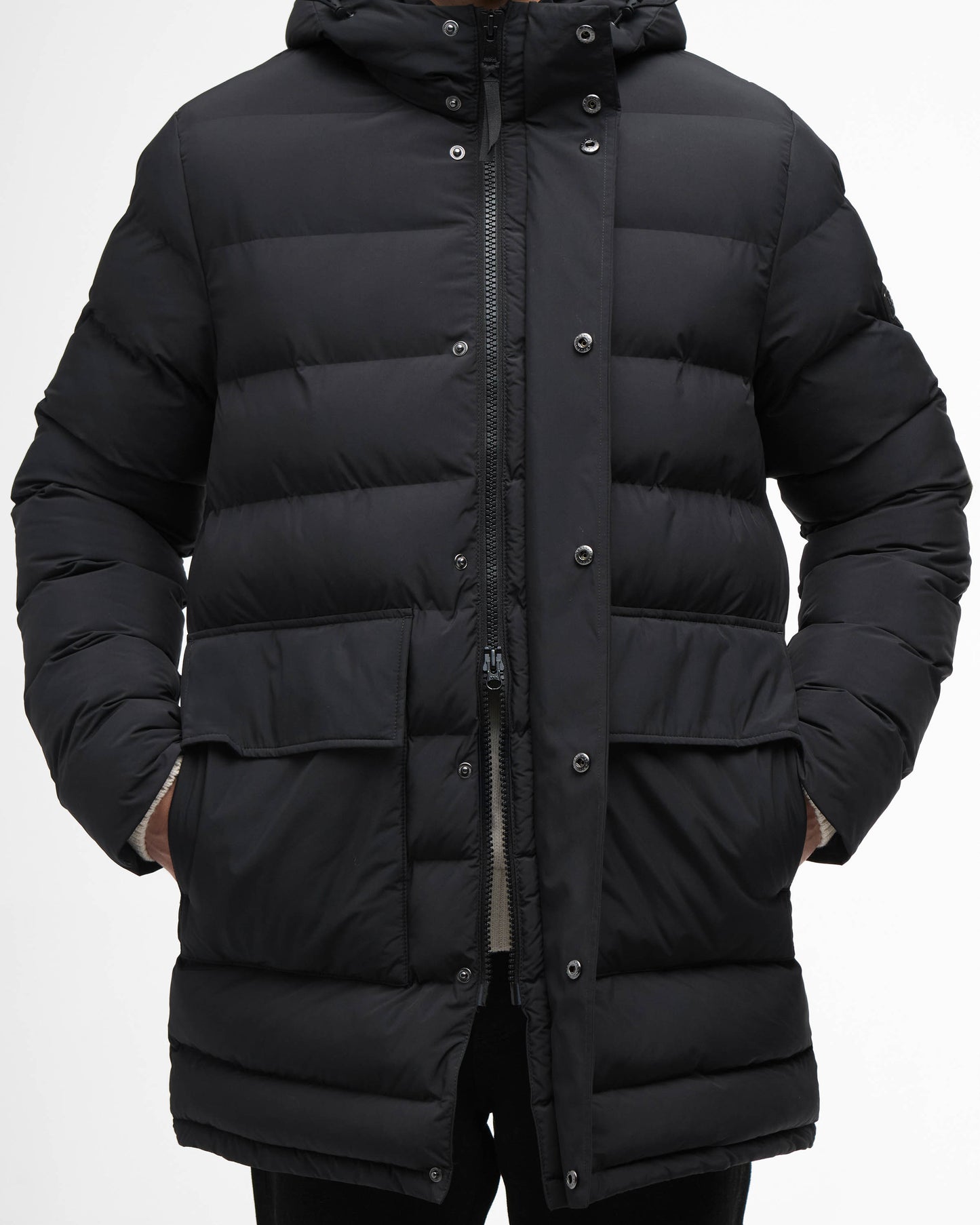 Barbour International Dalesmith Mens Puffer Jacket - Black