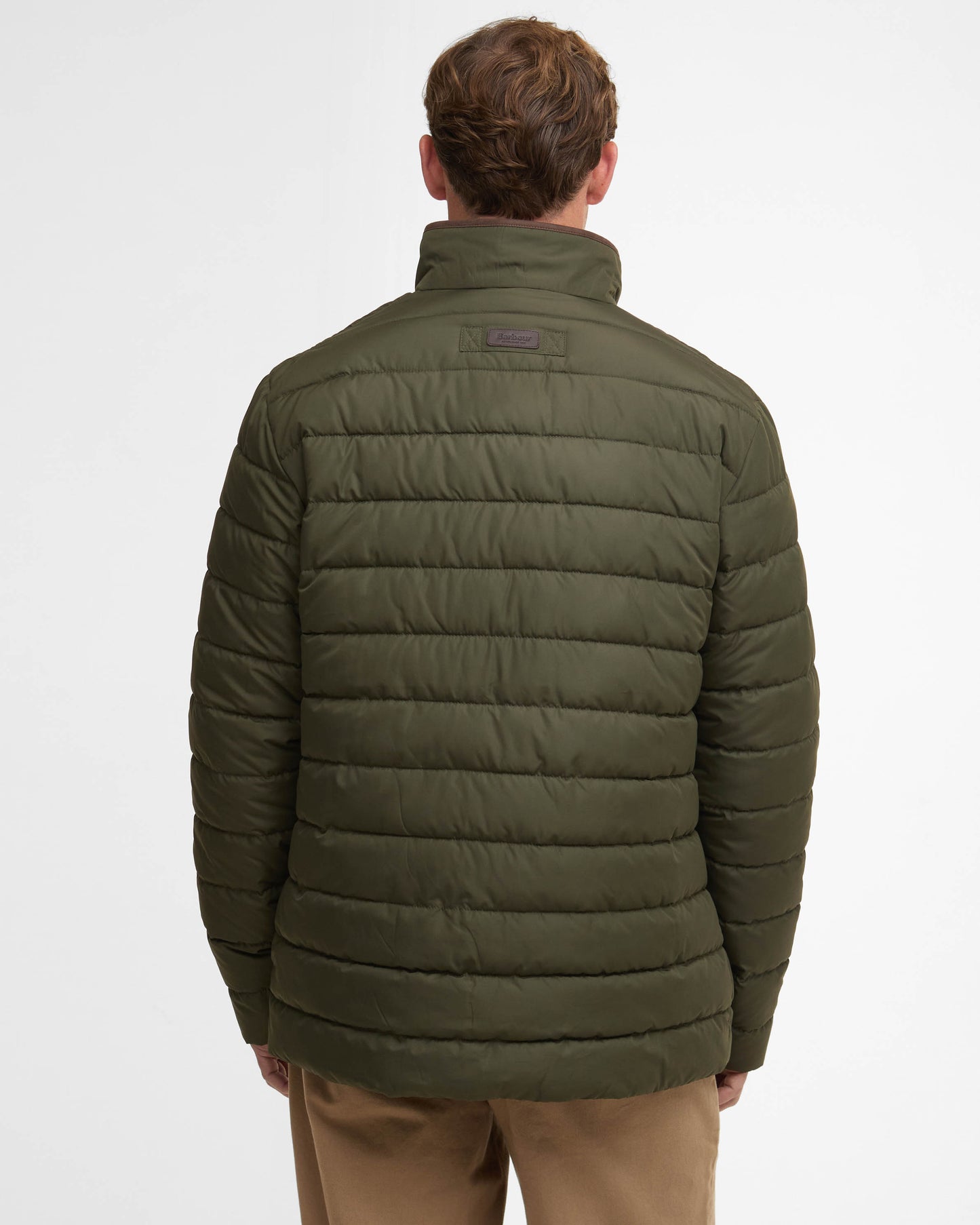 Barbour Broughton Mens Quilted Jacket - Olive | CHO | Designer Mens Padded Jackets