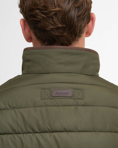 Barbour Broughton Mens Quilted Jacket - Olive | CHO | Designer Mens Padded Jackets