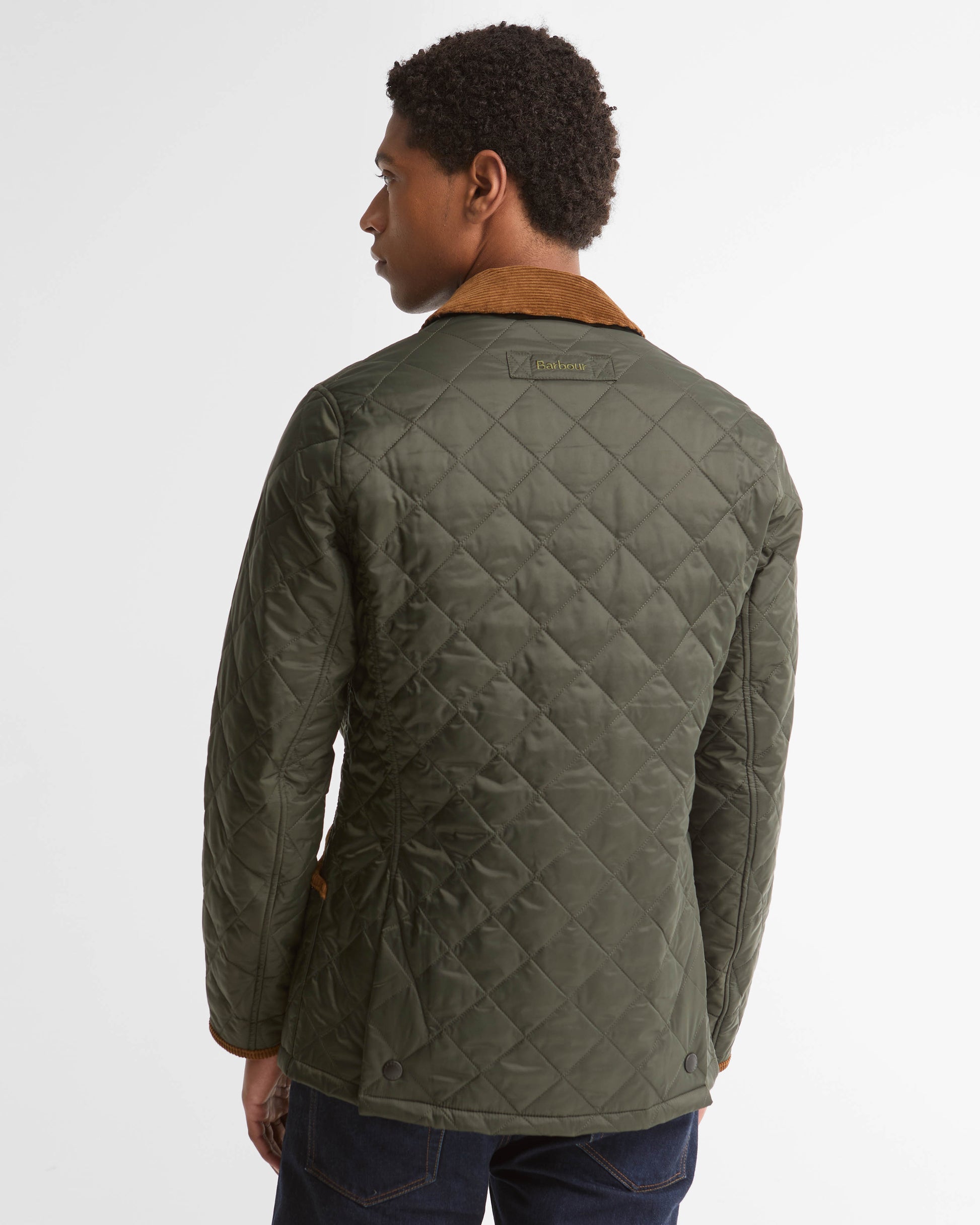 Barbour Icons Heritage Liddesdale Mens Quilted Jacket - Sage | CHO | Designer Mens Quilted Jackets