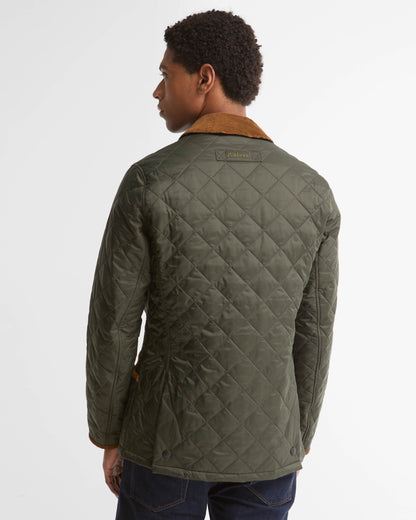 Barbour Icons Heritage Liddesdale Mens Quilted Jacket - Sage | CHO | Designer Mens Quilted Jackets