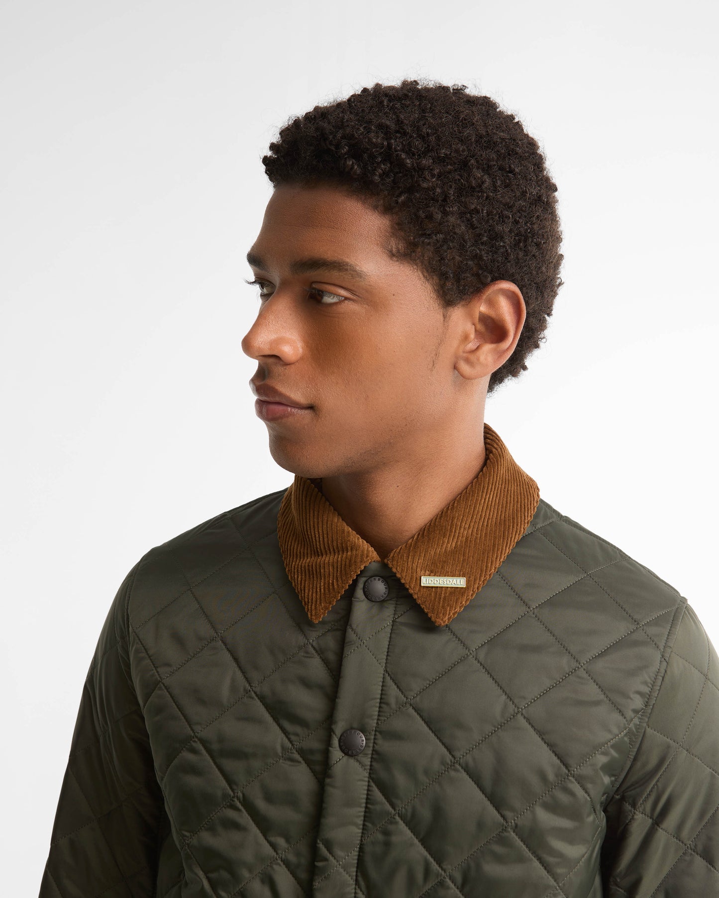 Barbour Icons Heritage Liddesdale Mens Quilted Jacket - Sage | CHO | Designer Mens Quilted Jackets