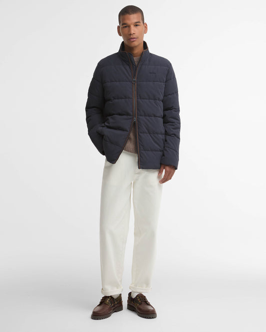Barbour Noree Mens Quilted Jacket - Dark Navy | CHO | Designer Mens Quilted Jackets