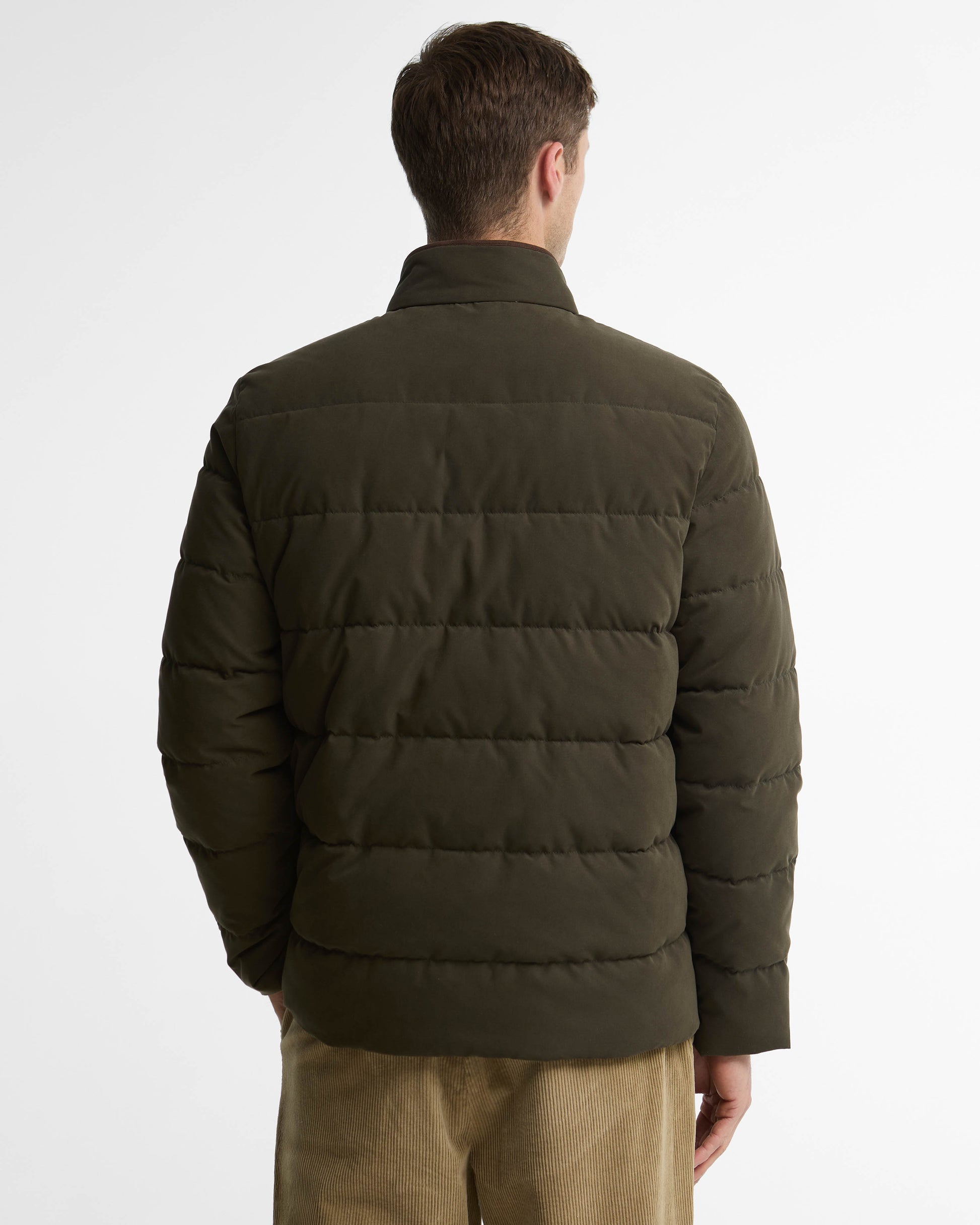 Barbour Noree Mens Quilted Jacket - Dark Sage | CHO | Designer Mens Quilted Jackets