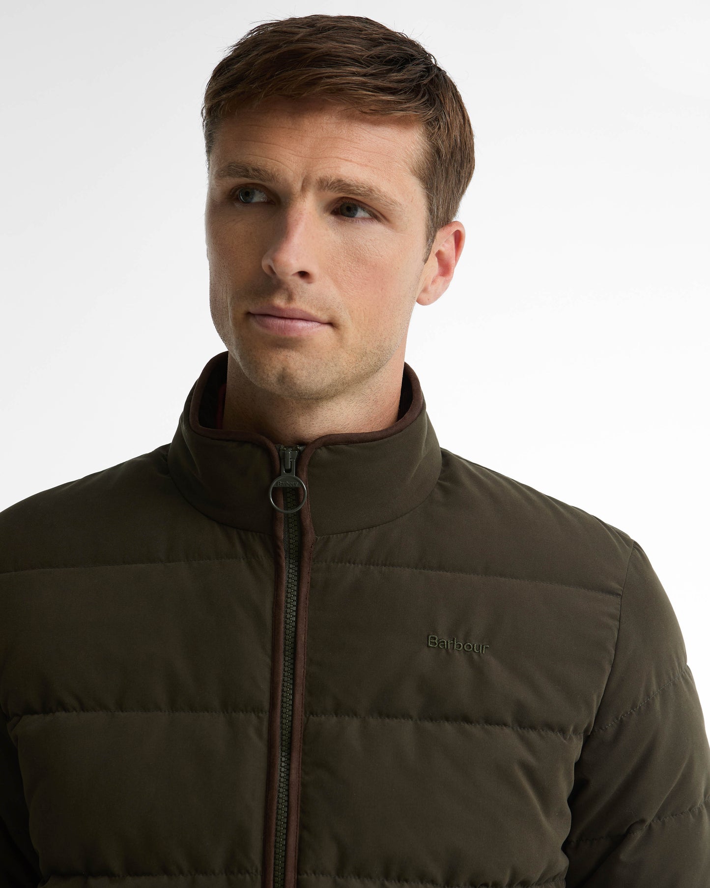 Barbour Noree Mens Quilted Jacket - Dark Sage | CHO | Designer Mens Quilted Jackets